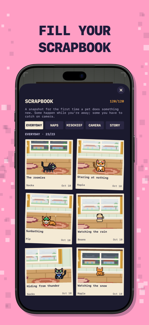 Fill your scrapbook: snapshots of every first.